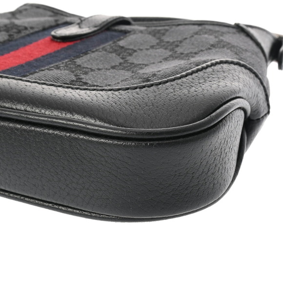 Gucci The Hacker Project Jackie Black Calfskin Shoulder Bag - Picture 8 of 9